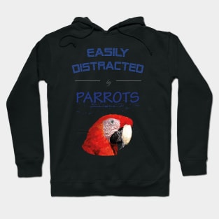 Easily distracted by parrots Hoodie